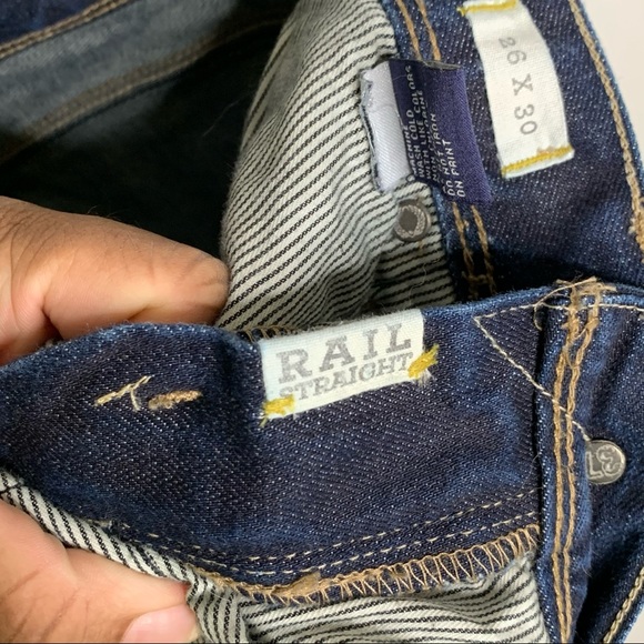 Madewell Rail Straight Bootcut Jeans Size 26x30 - Picture 9 of 10